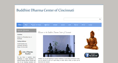 Desktop Screenshot of cincinnatidharma.org