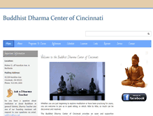 Tablet Screenshot of cincinnatidharma.org